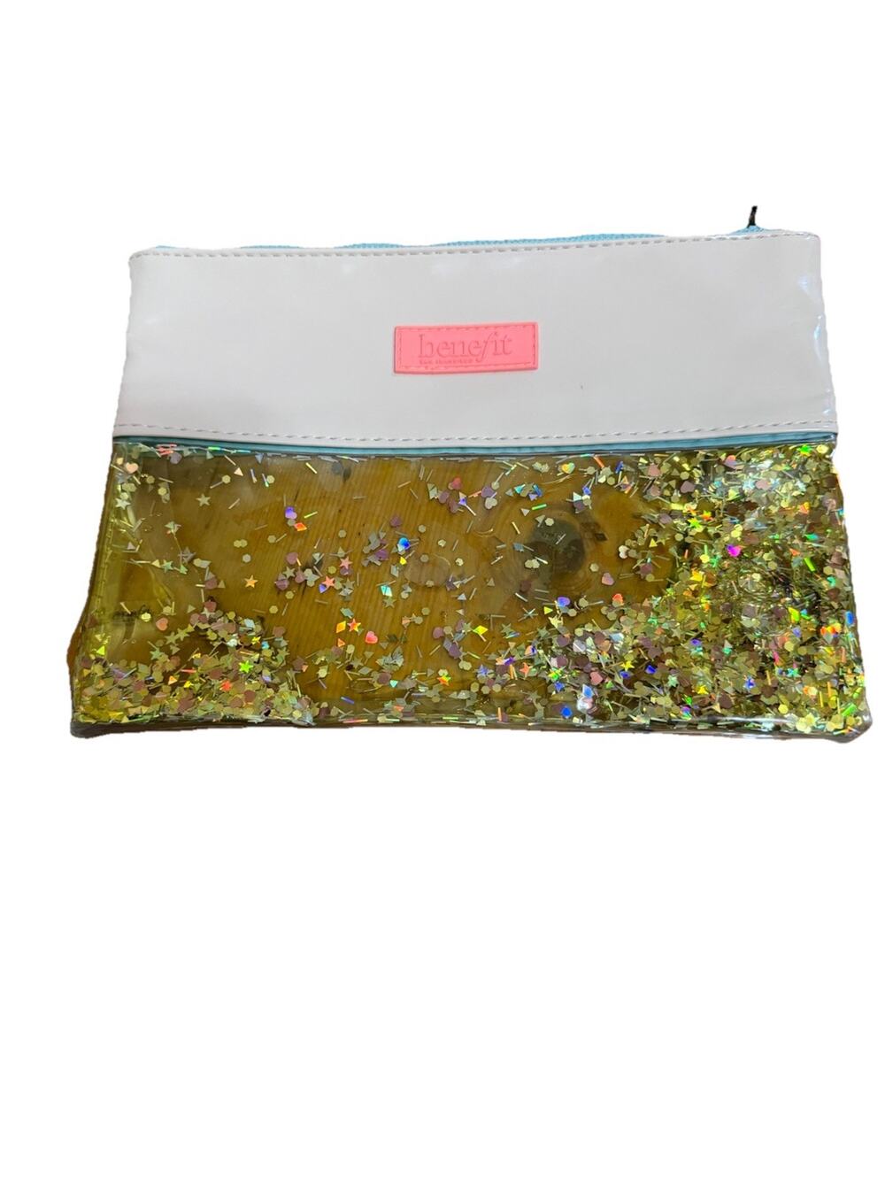 BENEFIT San Francisco Makeup Glitter Zip Up Bag